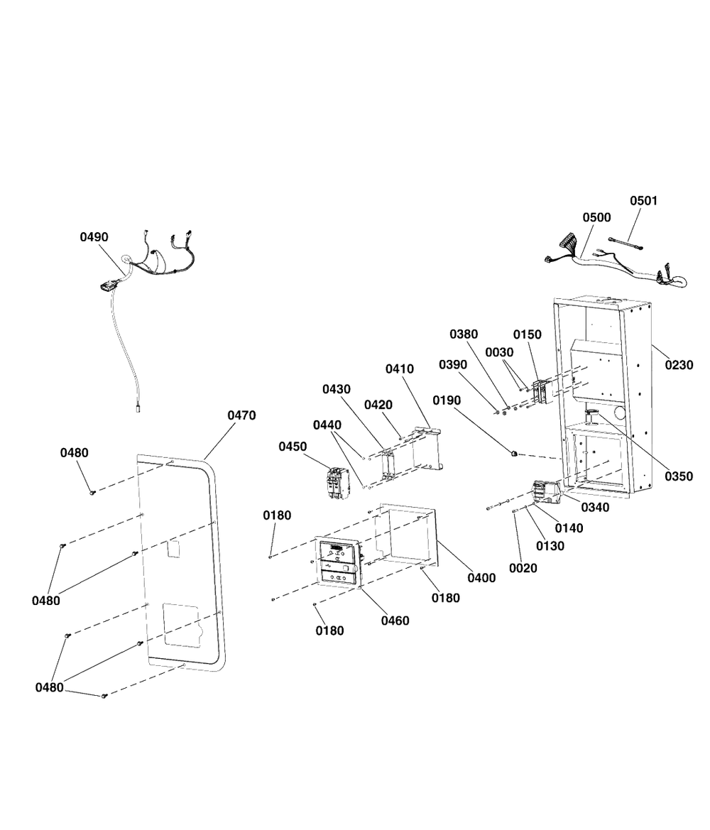 Control Panel Diagram and Parts List for 076178-00  Briggs and Stratton Generator